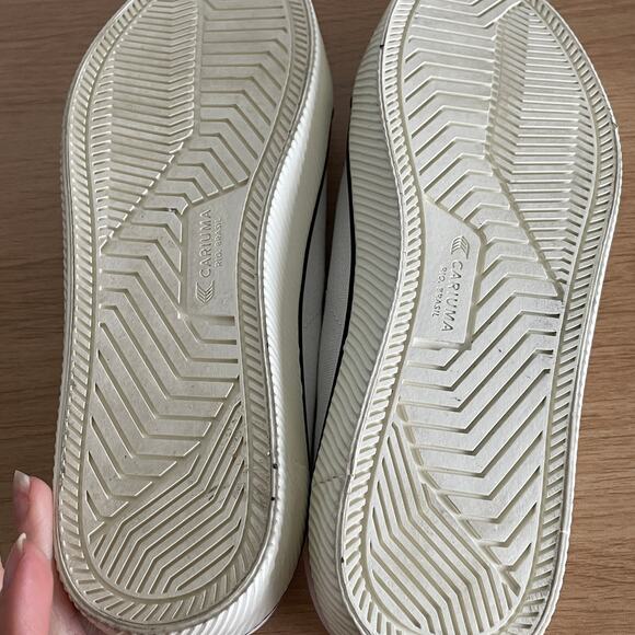Cariuma off White Canvas Striped Sneakers oca low - Picture 11 of 12